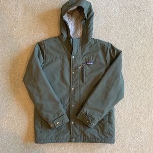 Boys Size 14 Patagonia Sherpa Lined Winter Coat